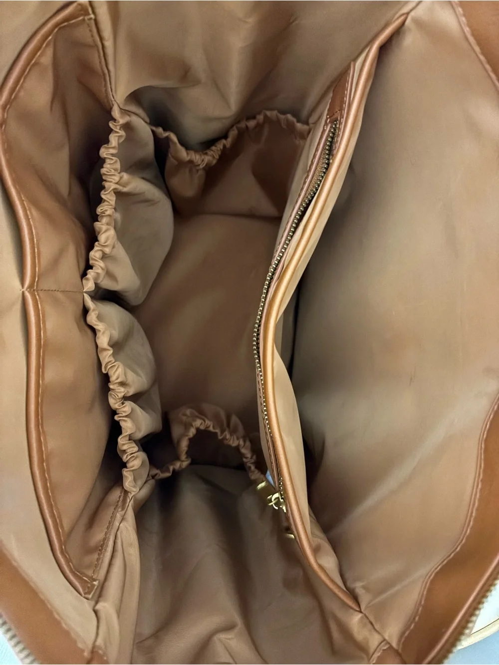 Fawn design brown diaper bag unisex